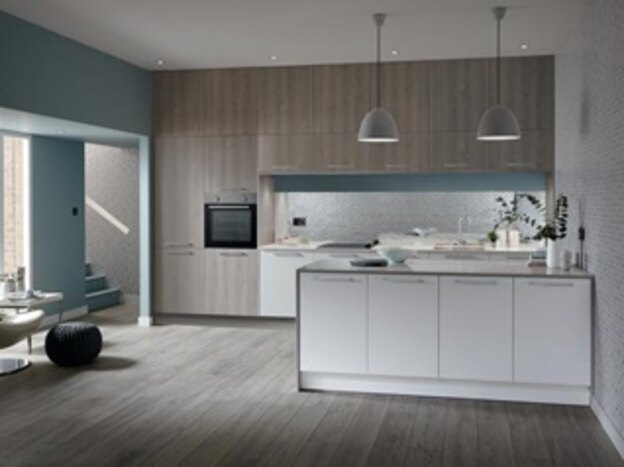  آشپزخانه ای دورنگ 8