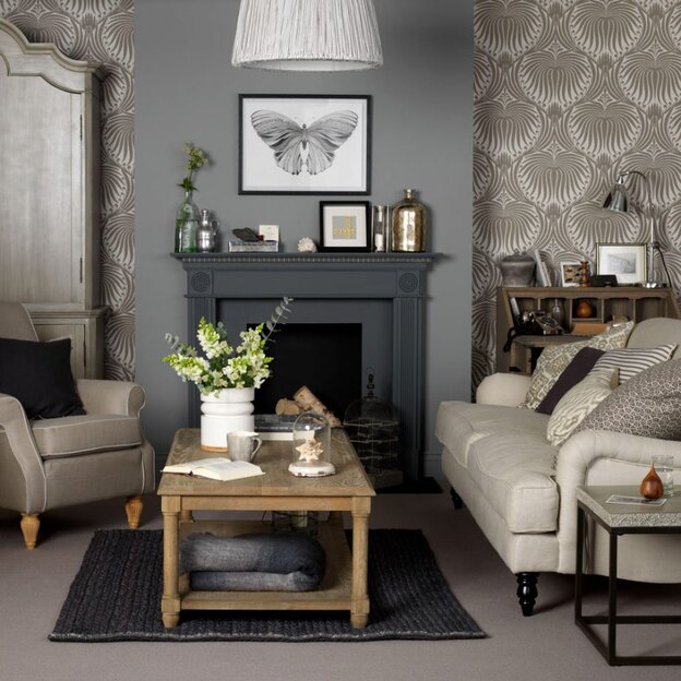 کاغذ دیواری پذیرایی 1