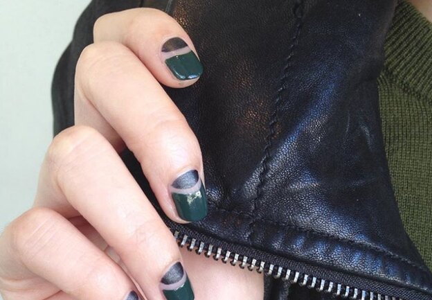 طرح رنگ لاک ناخن