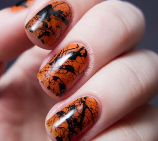 طرح رنگ لاک ناخن