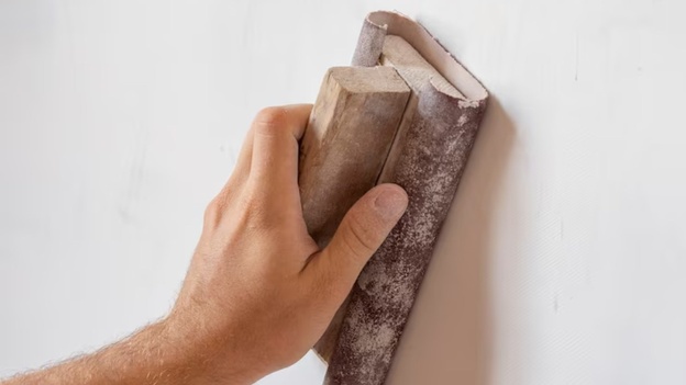 آموزش سنباده زدن دیوار در نقاشی ساختمان