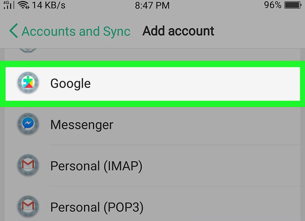 درست کردن جیمیل با گوشی