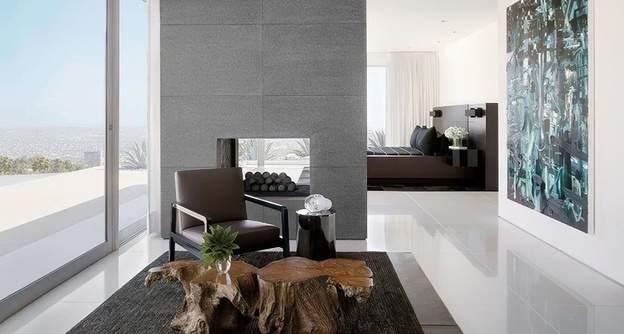 نقاشی مدرن خاکستری ملایم