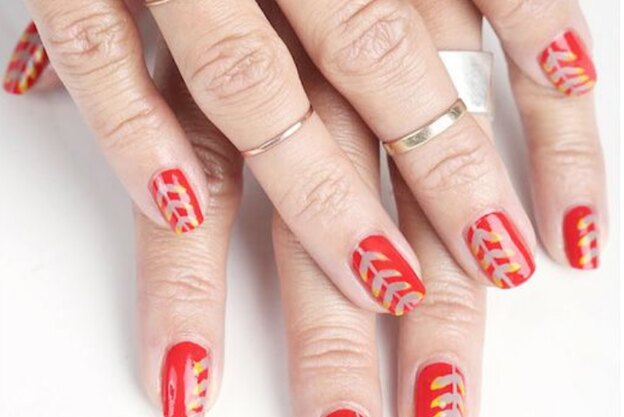 طرح رنگ لاک ناخن