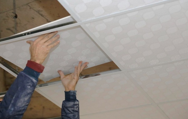 انواع تایل سقف گچی
