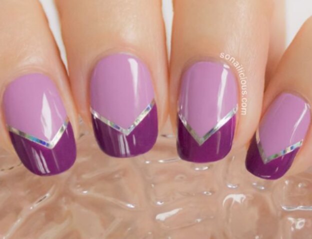 طرح رنگ لاک ناخن