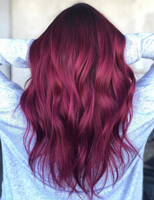 رنگ موی صورتی