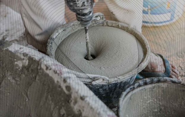 طرز تهیه سیمان و ملات 