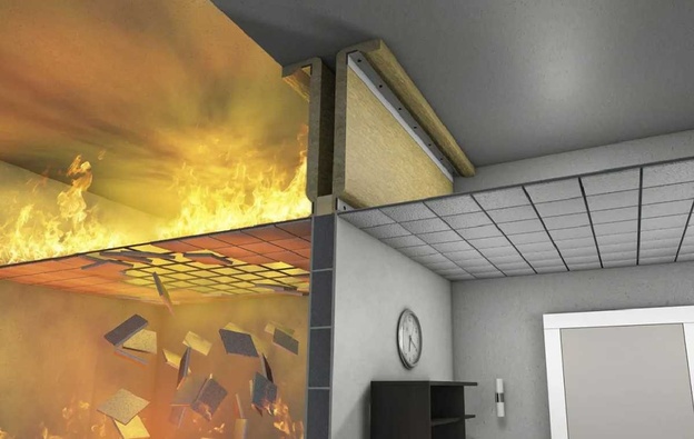 کاربرد کناف ضد حریق