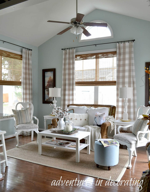 پرده بلند چارخونه