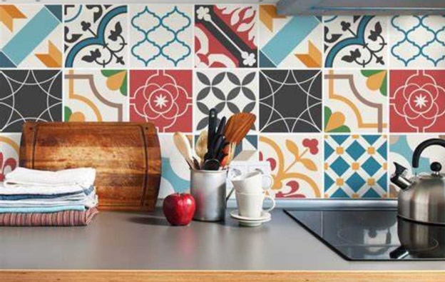 تنوع طرح و رنگ برچسب بین کابینتی نسو