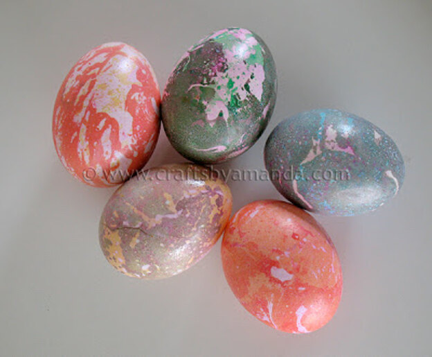 رنگ آمیزی تخم مرغ 1