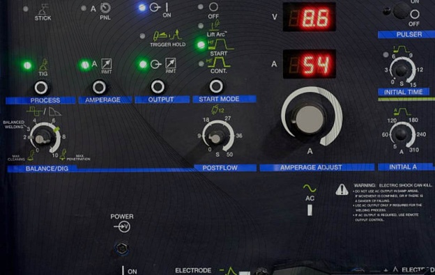 تنظیم آمپر جوشکاری