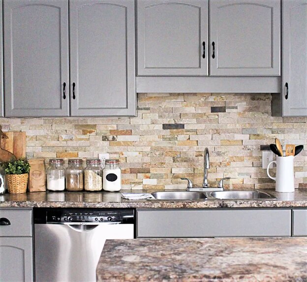 کابینت دو رنگ 