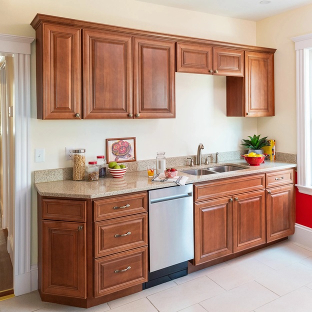 کابینت کلاسیک چوبی