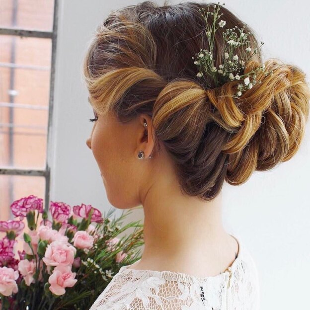 موهای جمع کرده برای فصل تابستان