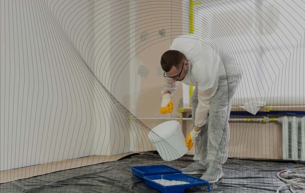 آماده سازی دیوار برای نقاشی ساختمان