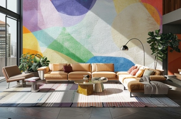 ۰ تا ۱۰۰ نکات استفاده از رنگ مولتی کالر ساختمان