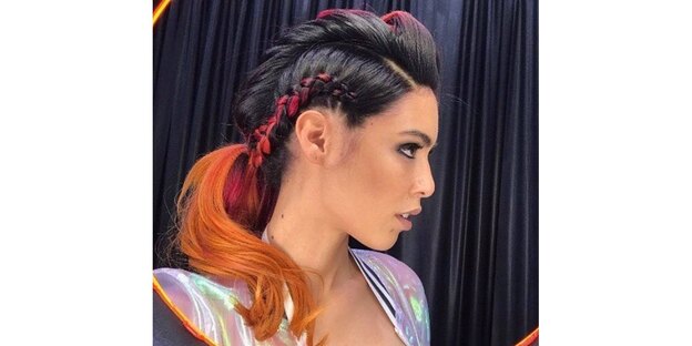 هایلایت موی مشکی