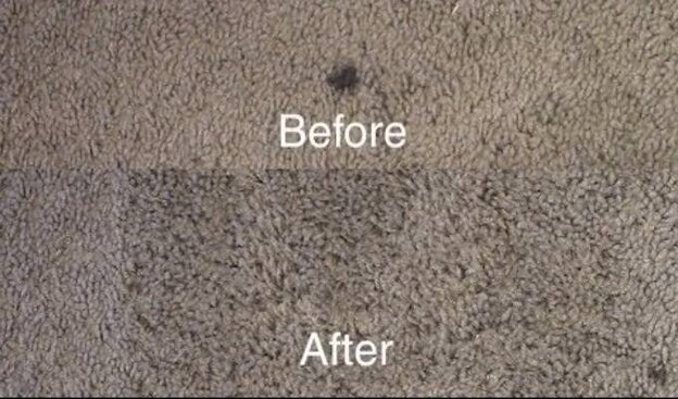  تمیز کردن چربی از روی فرش 1