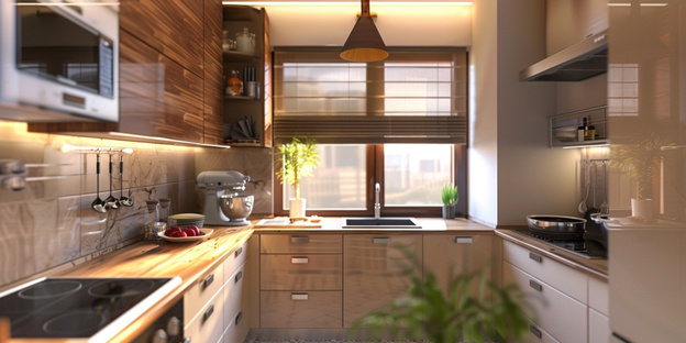 انتخابی هوشمندانه برای آشپزخانه های مدرن: کابینت ملامینه