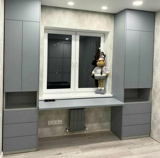 کمد دیواری اتاق خواب خاکستر