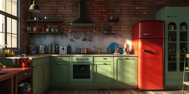 ۷ ایده خلاقانه برای تزیین فضای خالی بین کابینت و سقف