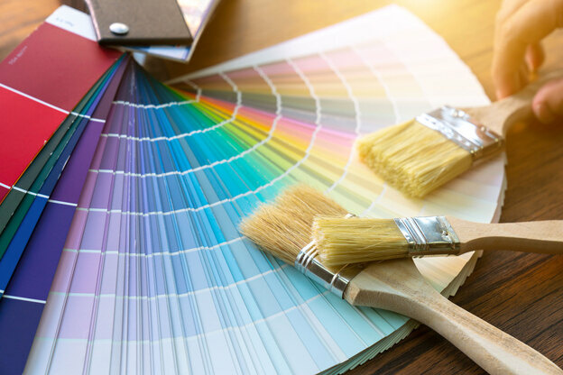 ابزار نقاشی ساختمان- قلم مو