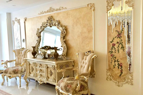 قیمت طرح پتینه پیچیده دیوار