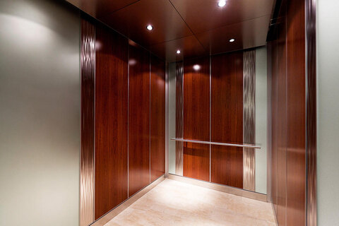 هزینه بازسازی کابین آسانسور