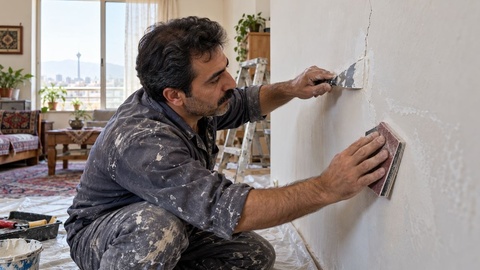 دستمزد نقاشی ساختمان