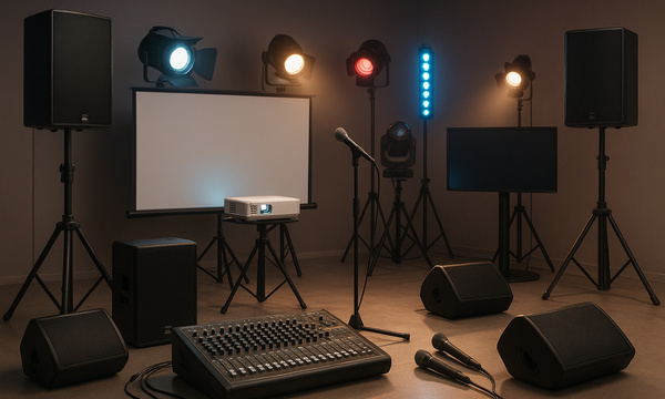 کرایه وسایل صوتی، تصویری، روشنایی